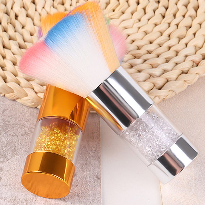 💄 فرشاة تنظيف الأظافر بمقبض قصير مريح أداة تجميل عملية - Image 1