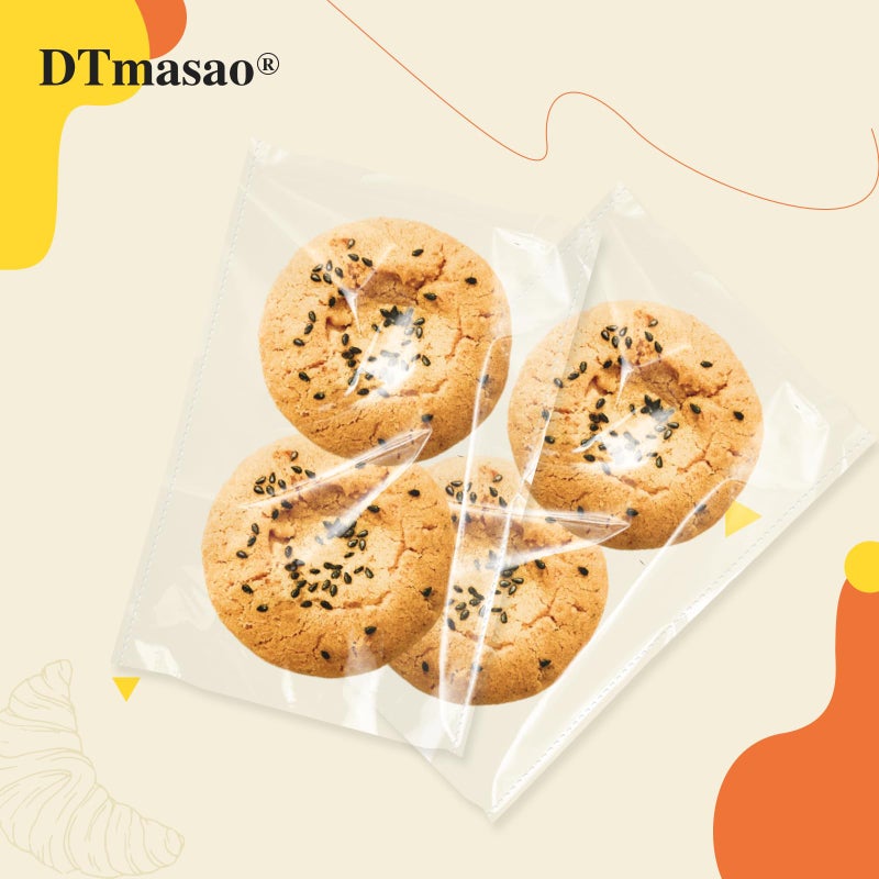 DTmasao 6x9 Inches 100 Pcs Self Sealing Cellophane Bags Clear Cookie Bags Resealable Cellophane Bag for Packaging Gifts,Cookies,Favors,Products,Candy - Image 5