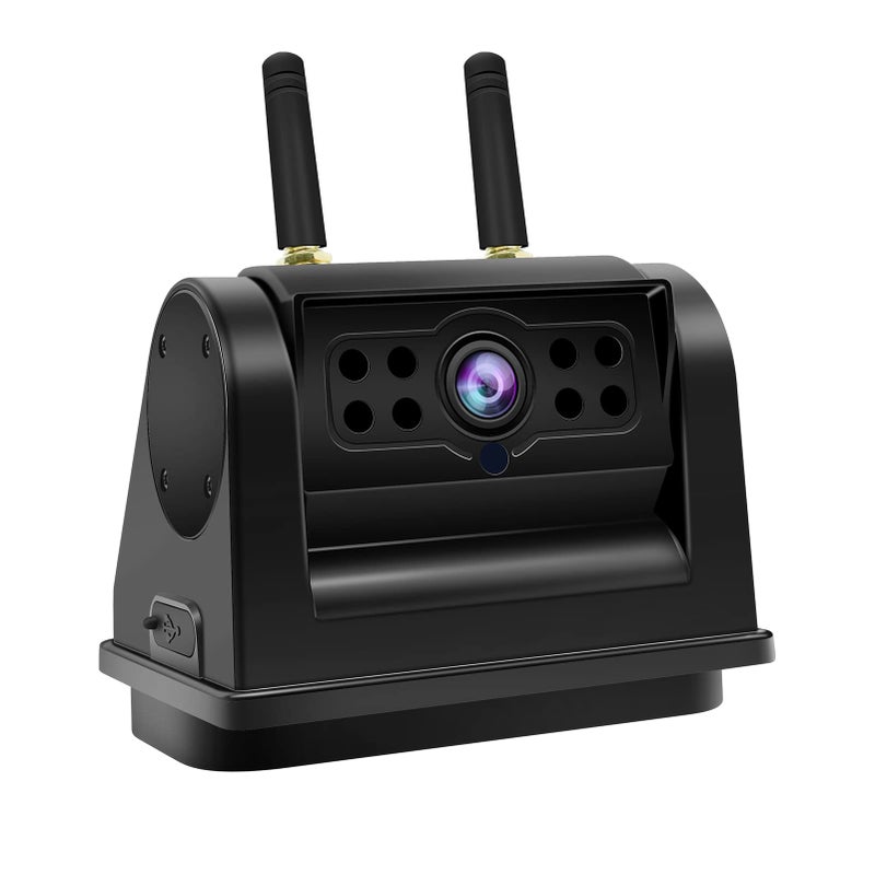 URVOLAX Single Car Reverse Camera for UR65X, Rechargeable 6700mAh Battery with Magnetic Base, One Minute DIY Installation, No Cable, No Hole Drilling Required - Image 1