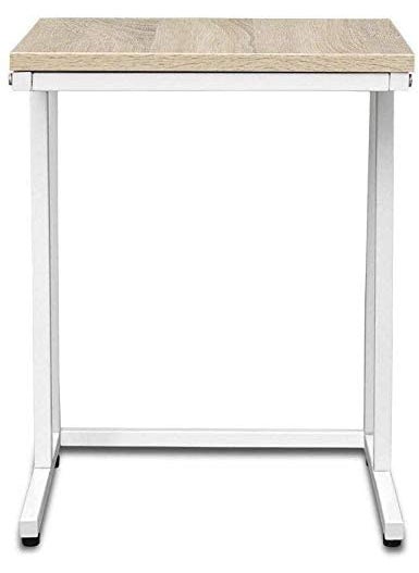 Generic Indian Decor 45709 SpaceSaving Elegance Nesting Sofa Tables Set of 2 Versatile and Stylish Nest Side Table Solution for Your Living Room MDF White  - Image 4