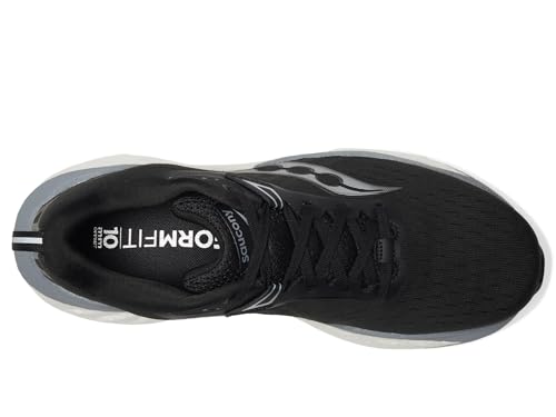 Saucony Triumph 22 Men's Running Shoe Black/White - Image 3