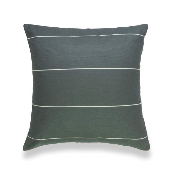 MODERN BOHO DECORATIVE THROW PILLOW COVER ONLY FOR COUCH SOFA BED MOSS GREEN STRIPES 20X20