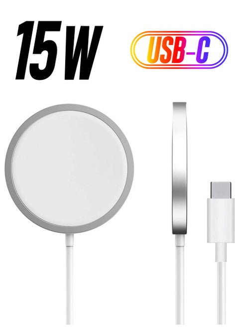 "Apple MagSafe Charger – Qi/PMA Compatible for iPhone 13 Pro, 13 Pro Max, 13 mini, and 13"