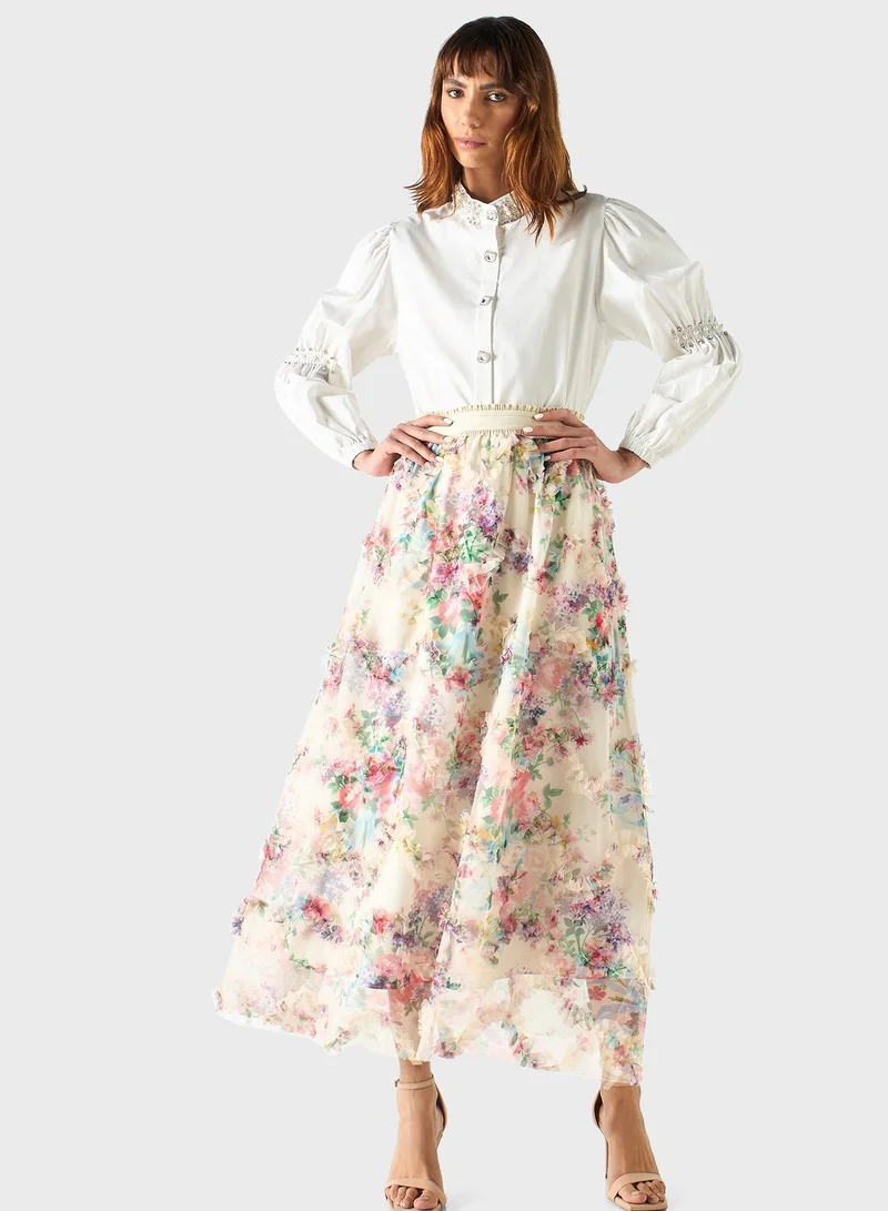 2Xtremz Embellished Button Down Shirt