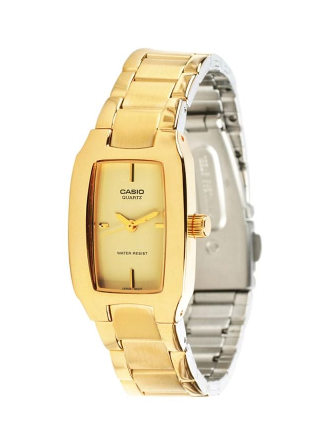 CASIO Women Stainless Steel Analog Watch Ltp-1165N-9C - 33 mm - Gold - Image 4
