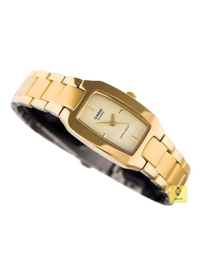 CASIO Women Stainless Steel Analog Watch Ltp-1165N-9C - 33 mm - Gold - Image 5