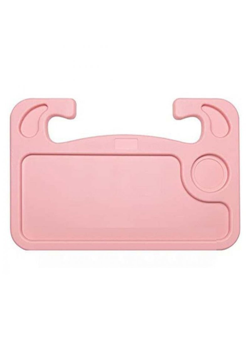 Loquat Car Dining Table, Light Pink - Image 1