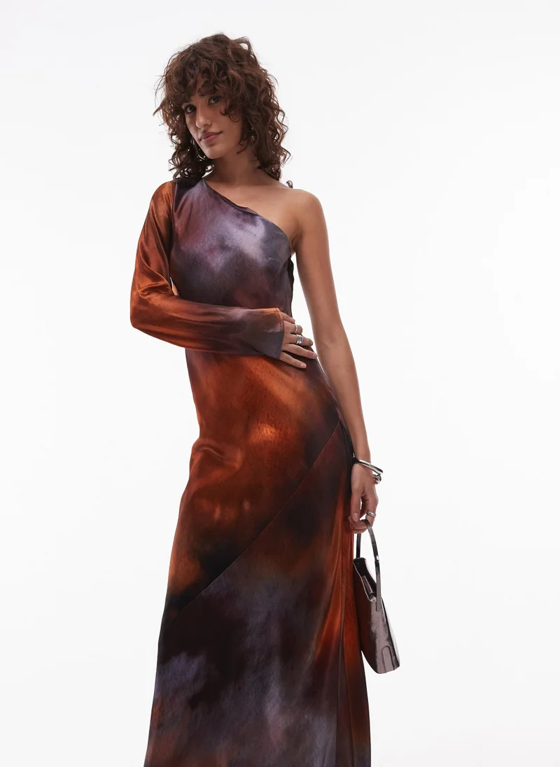 توب شوب Asymmetric One Shoulder Dress