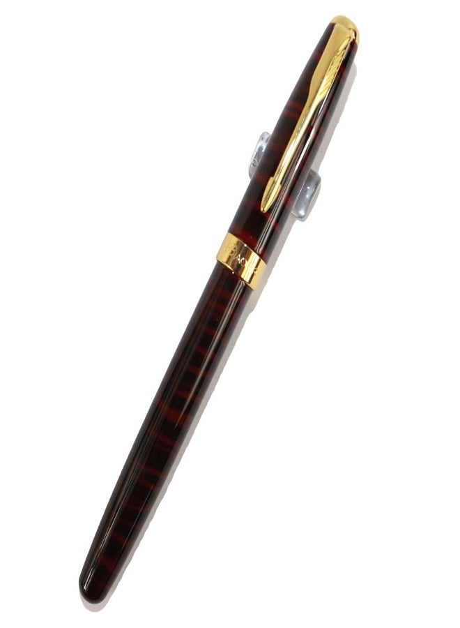 Gullor Executive Arrow Iridium Medium Nib Fountain Pen 388 Black and red stripes - Image 2