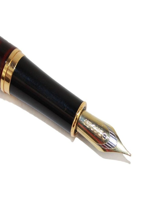 Gullor Executive Arrow Iridium Medium Nib Fountain Pen 388 Black and red stripes - Image 4
