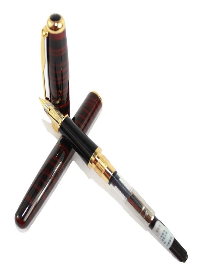 Gullor Executive Arrow Iridium Medium Nib Fountain Pen 388 Black and red stripes - Image 5