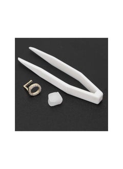 سيلفرسي إن سي Capital Letter Shaped Hip Hop Tooth  Hip Hop Decoration Single Bottom Grillz Teeth Brace Accessory  Accessories (Gold)  - Image 4