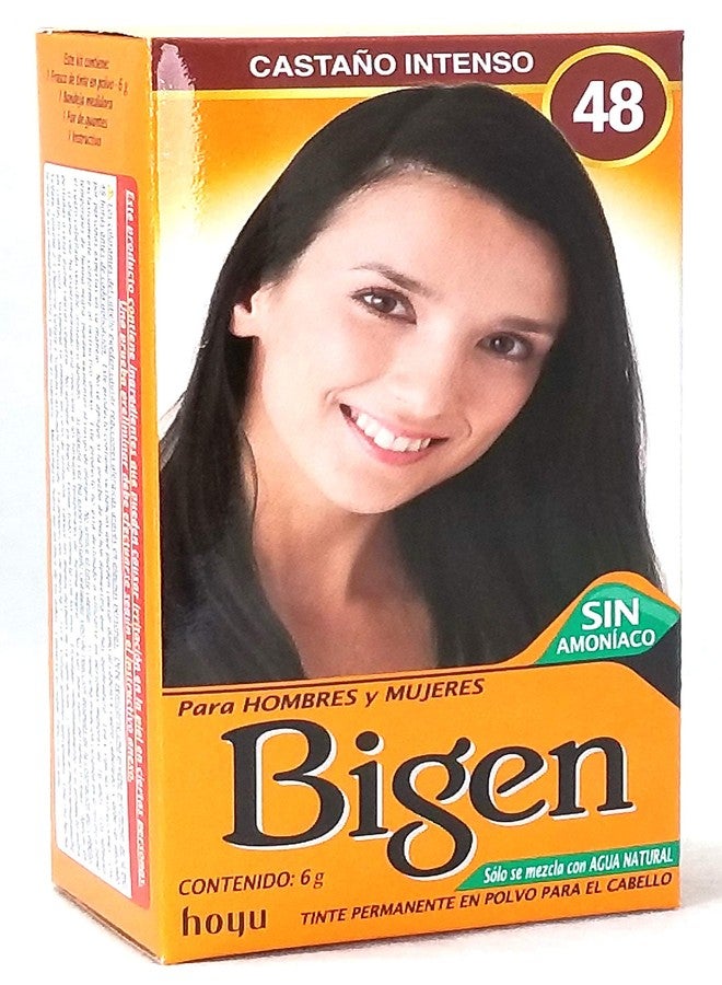 بايجن صبغة شعر بودرة دائمة من بيجن - رقم 48 كستنائي داكن