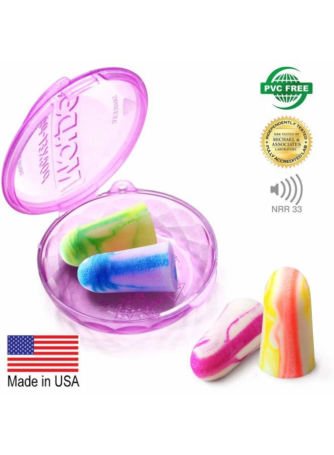 DRIFT TO SLEEP MOLDEX Sparkplugs Soft Foam Ear Plugs 60 Pairs Earplugs - 33dB Highest NRR Made in USA (Bottle Pack) - Image 2