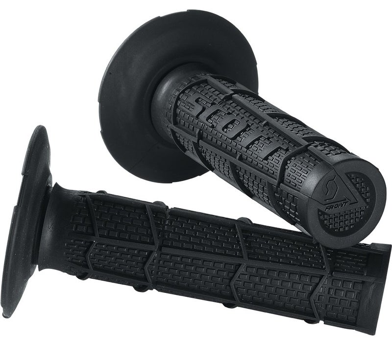 Scott Sports 2339250001 Black Radial Full Waffle Motorcycle Grips