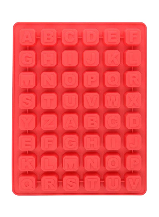 Liying Multipurpose Block Alphabet Bake Mold Red 7x10x.75inch - Image 2