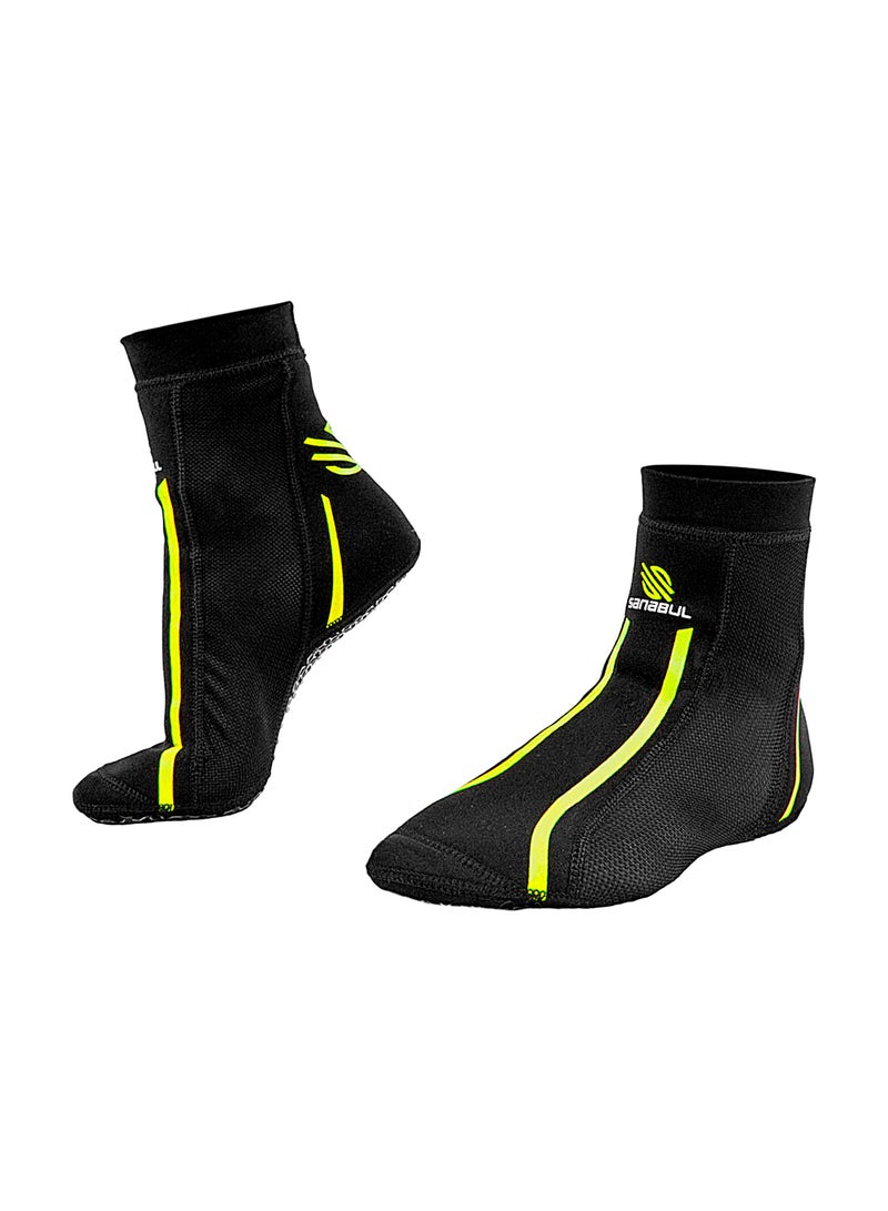 Sanabul  New Item Foot Grip Socks For Men & Women | Mma, Kickboxing, Wrestling, Pilates, Yoga Anti Slip Socks, Non Slip Socks (Xsmall, Green)  - Image 2