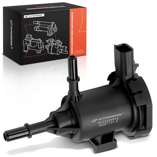 A-Premium APremium Vapor Canister Purge Solenoid Valve Compatible with Jeep Wrangler 20072017 Liberty 20082012 Wrangler JK 2018 Dodge Nitro Dakota Viper Mitsubishi Raider Ram Dakota SRT Viper - Image 1