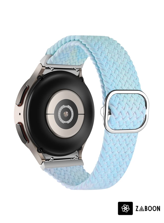 Zaboon Samsung Galaxy Watch 5 / Watch 5 Pro / Watch 4 Weave Gradient Color Watch Band - Image 3