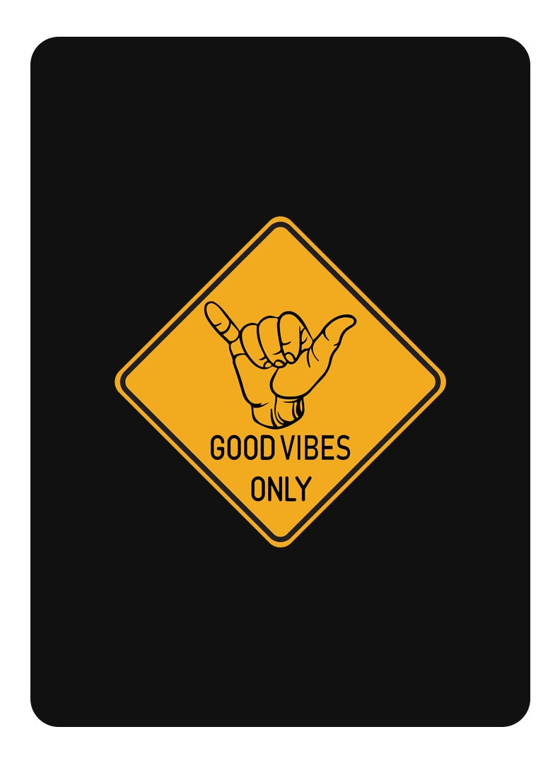 Theodor Protective Flip Case For Huawei MatePad 10.4 With Trifold Stand Auto Wake Sleep Shockproof Cover Good Vibes - Image 1