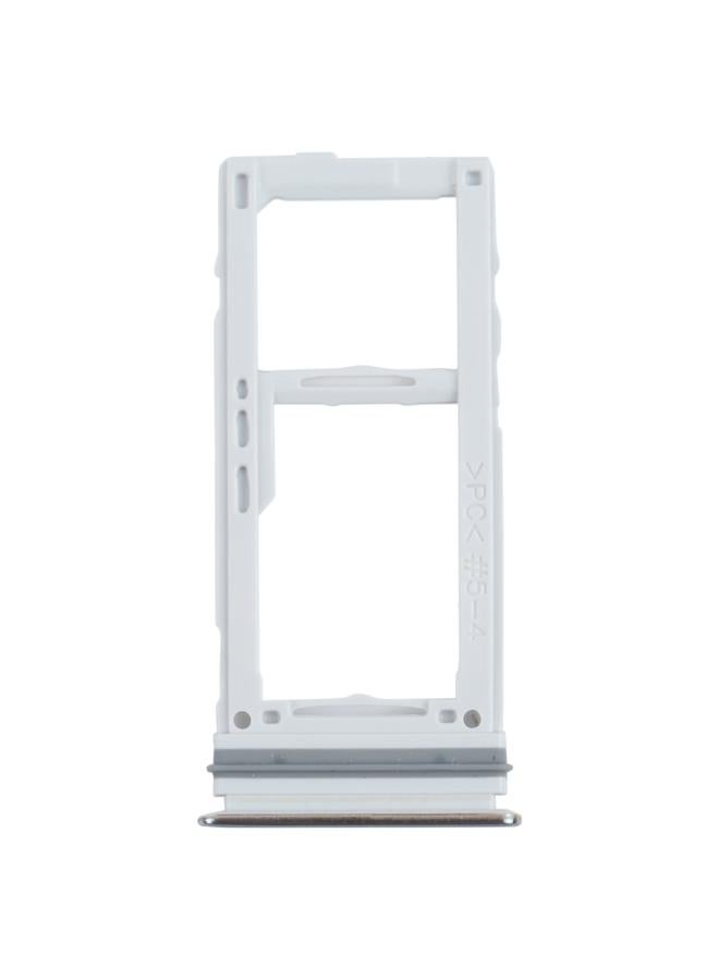 erorex For Samsung Galaxy A52S 5G SM-A528 SIM Card Tray + SIM Card Tray / Micro SD Card Tray (Silver) - Image 1