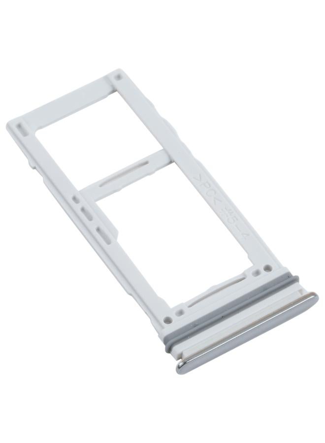 erorex For Samsung Galaxy A52S 5G SM-A528 SIM Card Tray + SIM Card Tray / Micro SD Card Tray (Silver) - Image 3