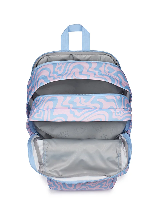 JANSPORT Big Student Large Laptop Backpack - UpBeat Groove Pink