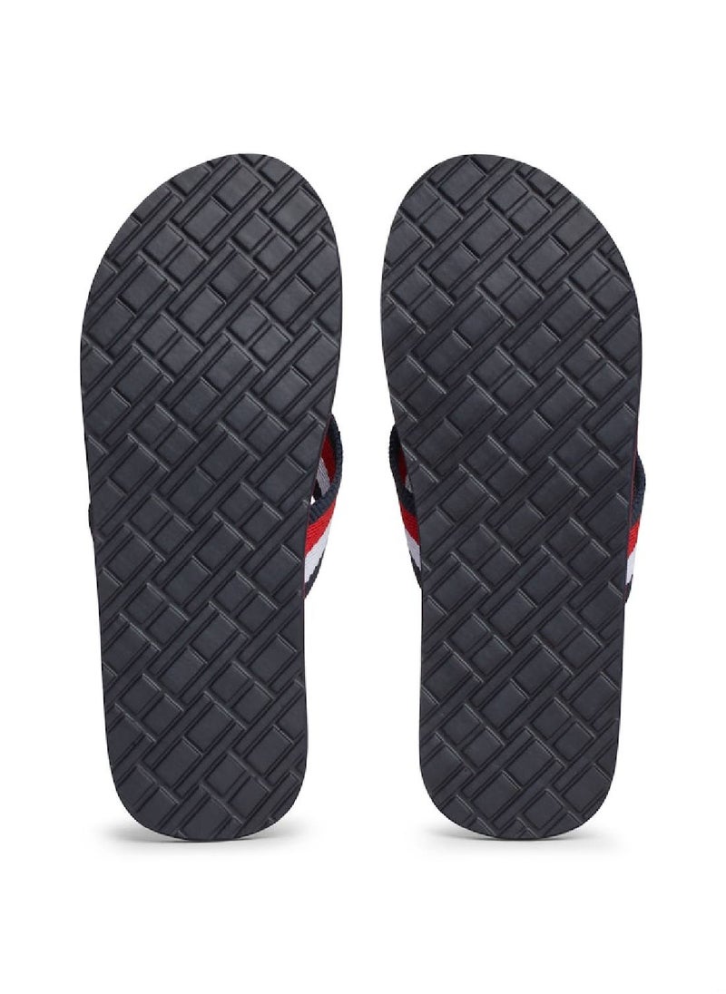 Signature Tape Strap Flip-Flops
