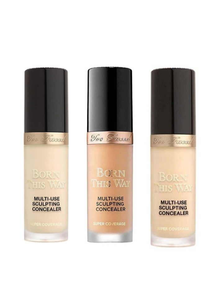 Too FacedCosmetics Too Faced Concealer Almond + Too Faced Concealer Vanilla + Too Faced Concealer Warm Sand  - Image 1