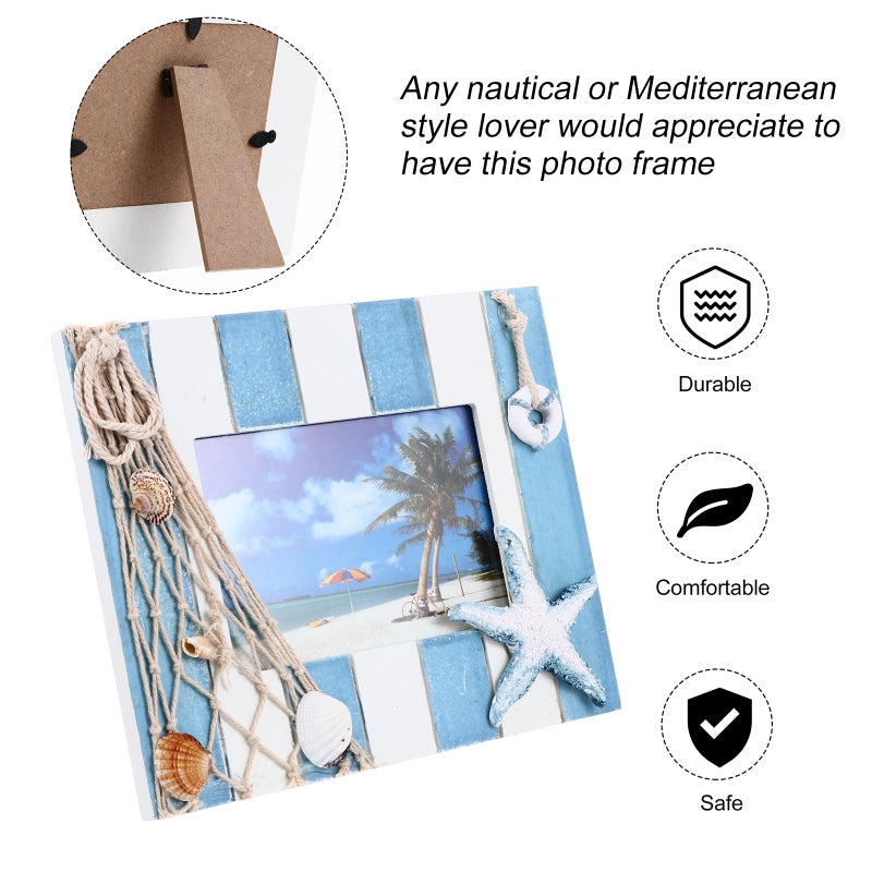 🏠 إطار بتص ي خشبي تين بأسلوب بحري - Image 4