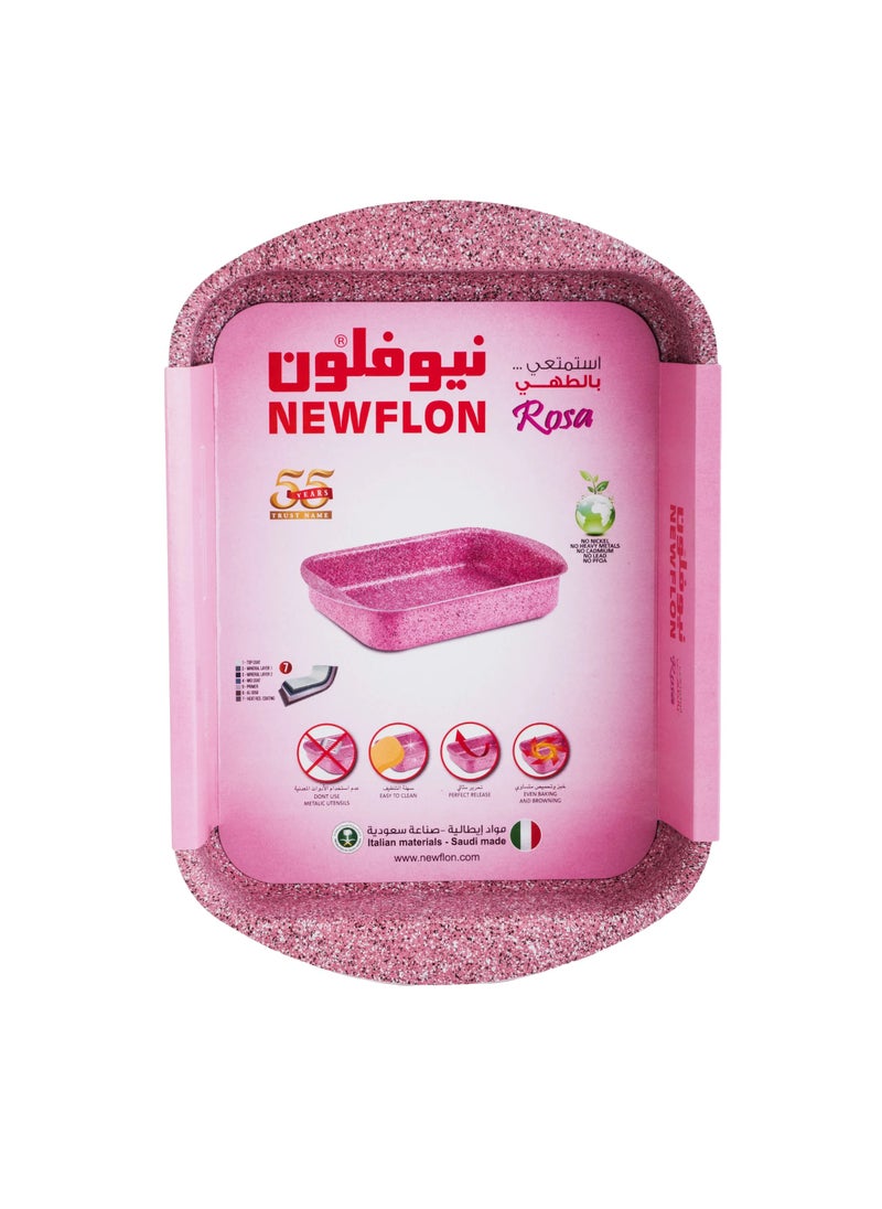 Neoflame Pink Granite Rectangular Oven Tray 31*24 cm - pzsku/Z4669A66C1632941DC5FFZ/45/_/1727879954/6cc34b0f-a238-4555-a69a-50abf7312b48