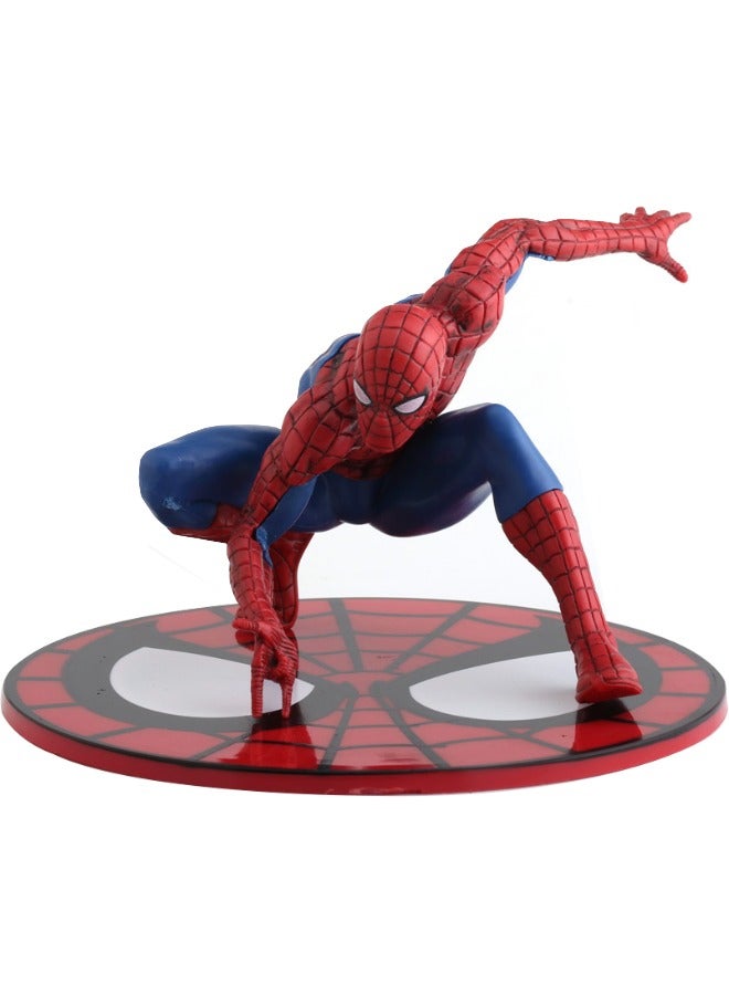 Marvel Legends Series Spiderman Figure with Base, Collectible Model Statue Spider-Man Figure Toy 13.5*8.5cm - Image 1