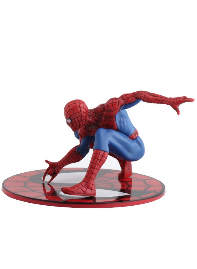 Marvel Legends Series Spiderman Figure with Base, Collectible Model Statue Spider-Man Figure Toy 13.5*8.5cm - Image 2