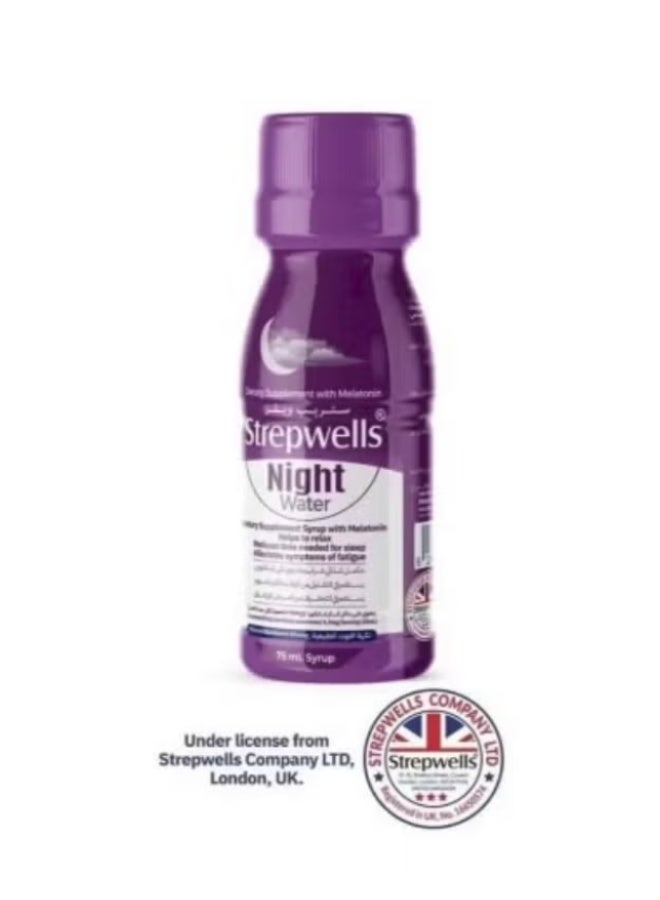StrepWells Pack Of 6 Strepwells Night Water Shots 75ml - Image 3