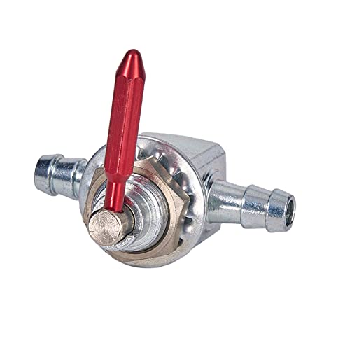 Mikatesi 2Pack Two-Way Cut-Off Fuel Valves Kit Replaces For Scag 2-Way 1/4" Barbs Steel Fuel Oil Gas Petcock in Line Valve 482212, E633347, 1-633347, Husqvarana 539102679 with Hose Clamps - Image 5