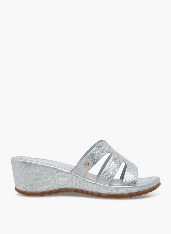 Flora Bella By Shoexpress Flora Bella Women Slip-On Wedge Sandals - Image 3