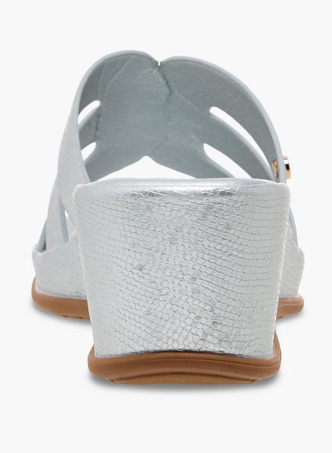 Flora Bella By Shoexpress Flora Bella Women Slip-On Wedge Sandals - Image 5