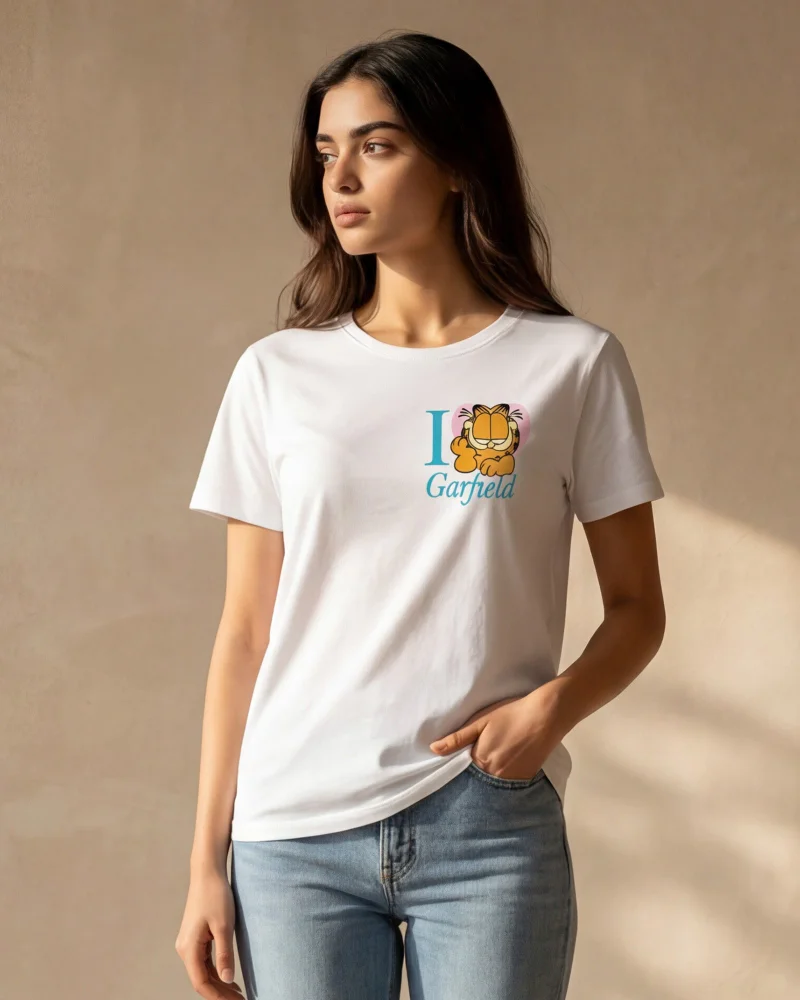 Redtag Women White Printed T-Shirt