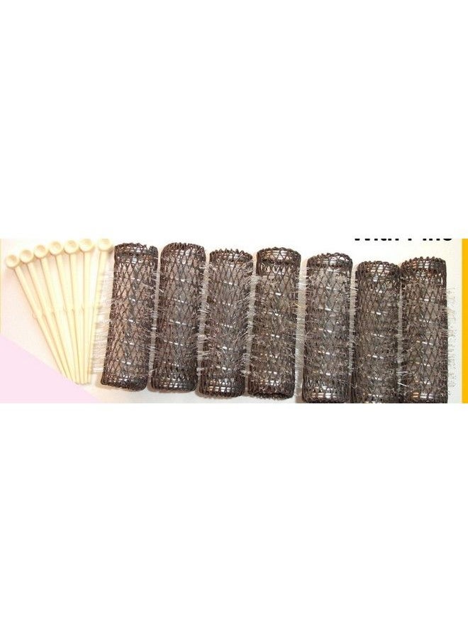 2 Packs (14 Total) Medium Brush Rollers & Pins Hair Curlers Bristles 2 1/2"X 3/4" New - pzsku/Z4669D2AE6B9404E490F0Z/45/_/1683535366/9c73c600-c871-4975-bb06-34cb0db2e6c8