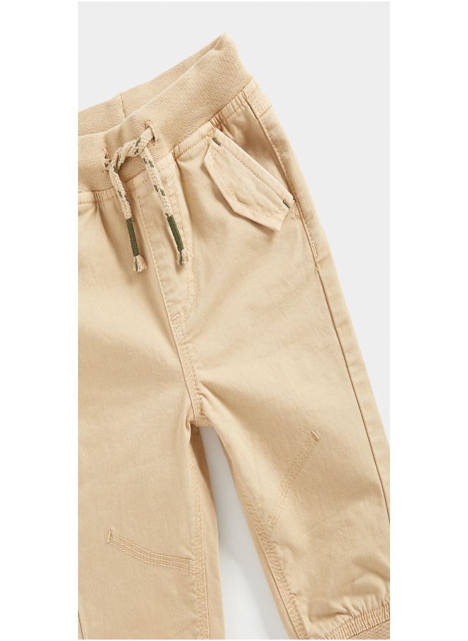 mothercare - Stone Cargo Trousers - Image 1