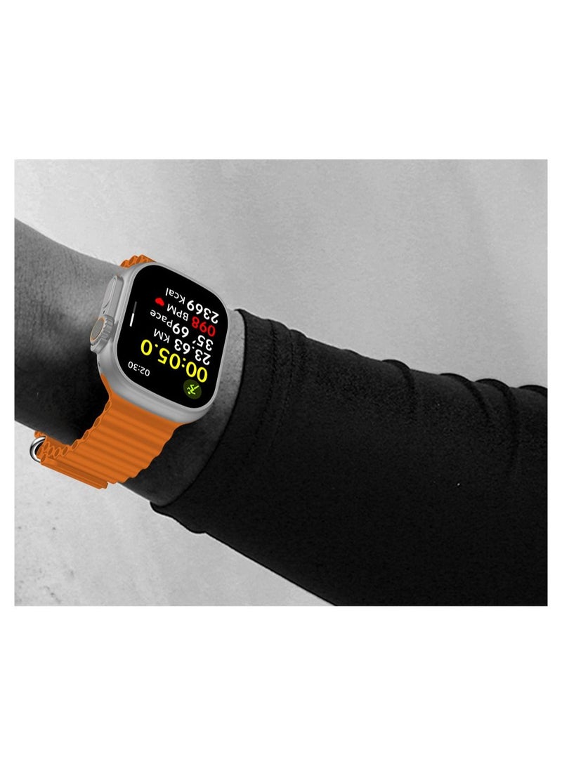 ليفور شاشة لمس كاملة الاستشعار مكبر صوت ستيريو مدمج لكشف معدل ضربات القلب وضغط الدم ومراقبة النوم ذهبي - Image 2