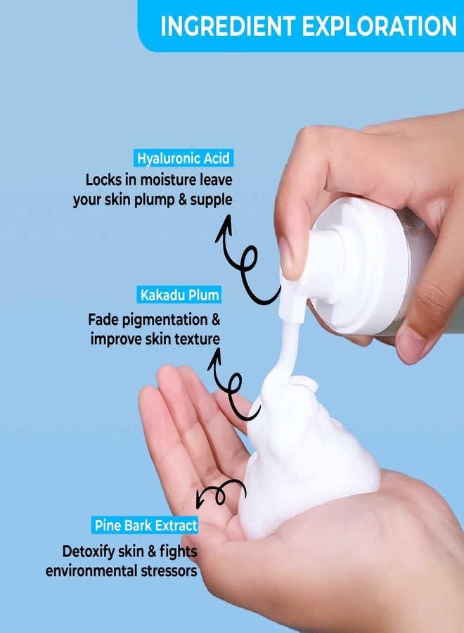 SOKU Ultra Hydrating Foaming Face Wash | Skincare Cleanser for Men & Women | Hyaluronic Acid, Kakadu Plum & Pine Bark | Suitable For Dry Skin | Sulphate-Free - Image 4