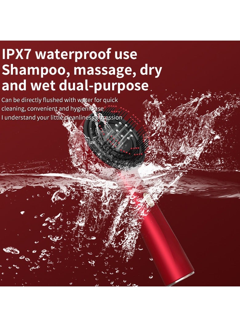 عام مشط كهربائي للتدليك، للعناية بالشعر في المنزل، علاج بالضوء الأحمر لتغذية الشعر، مصفف شعر، جهاز تدليك للمرور العصبي لفروة الرأس. - Image 3