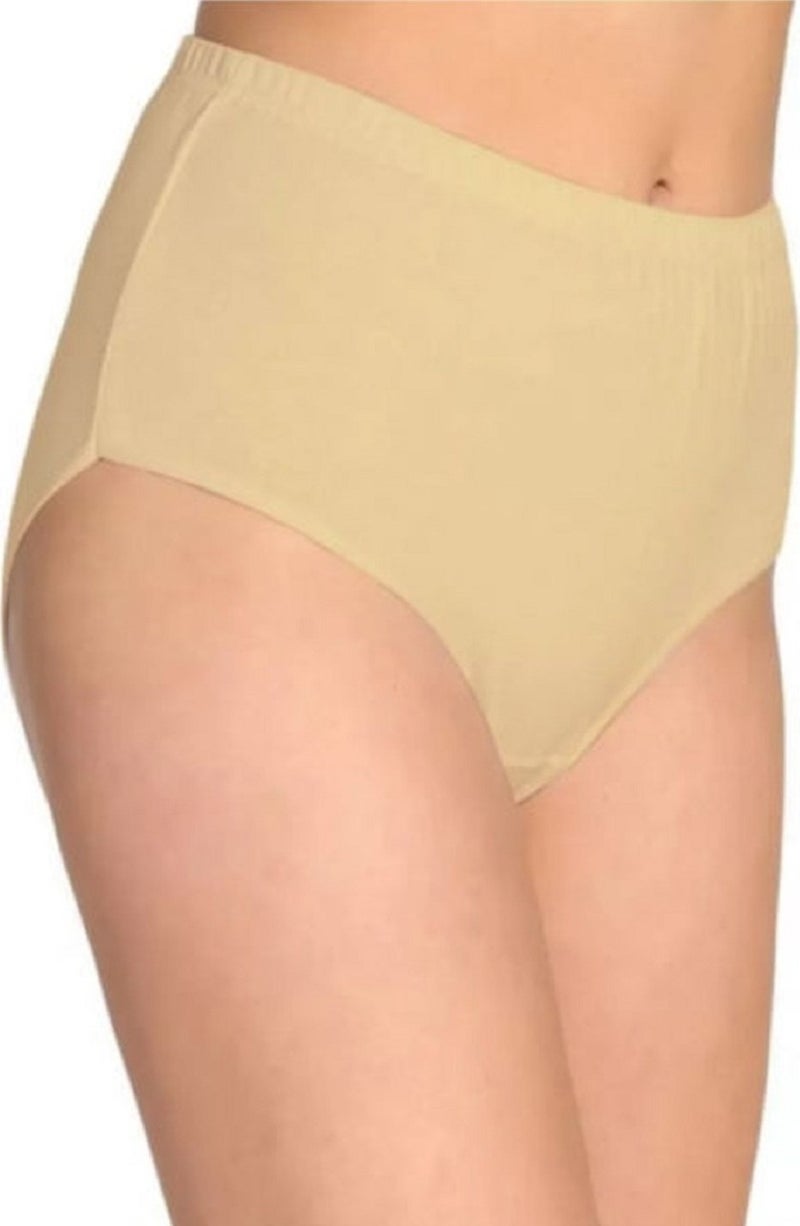 Tutku Passion 6 Pack Passion 100% Cotton High Waist Bato Women's Panties Papatya Company