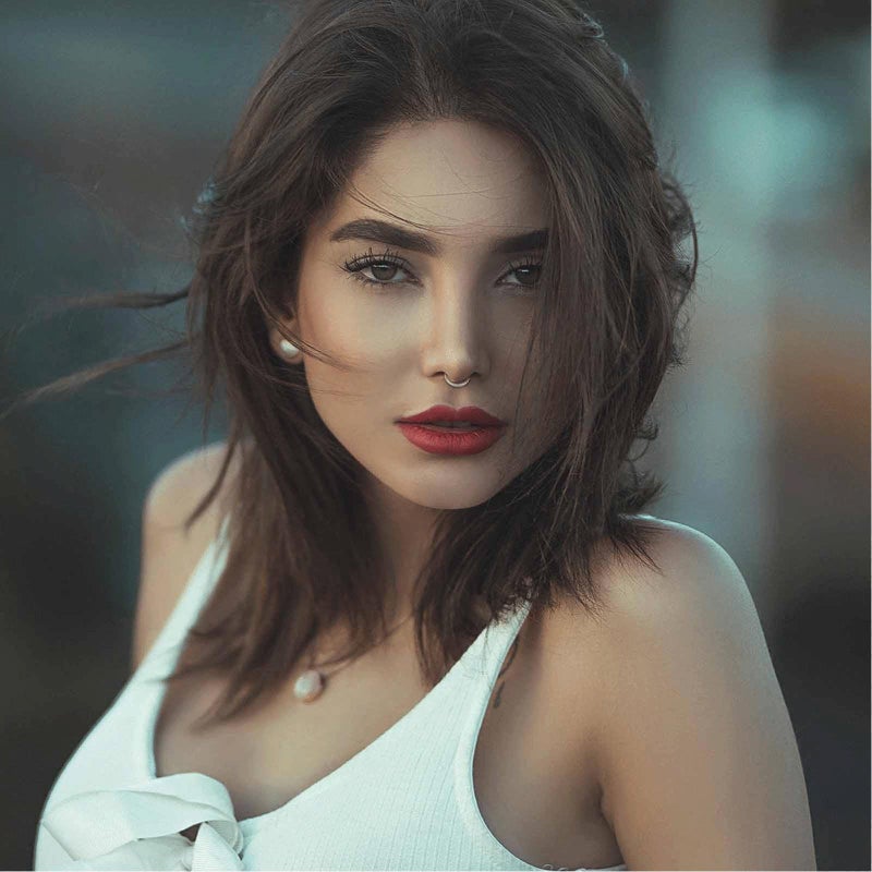 Jstyle 6Pcs 16G 18G Septum Rings Surgical Steel Nose Rings Hoop for Women Opal CZ Daith Cartilage Hoop Earring Clicker Septum Jewelry Hinged Hoop Nose Ring Helix Rook Tragus Piercing Jewelry 16G 8mm - Image 2