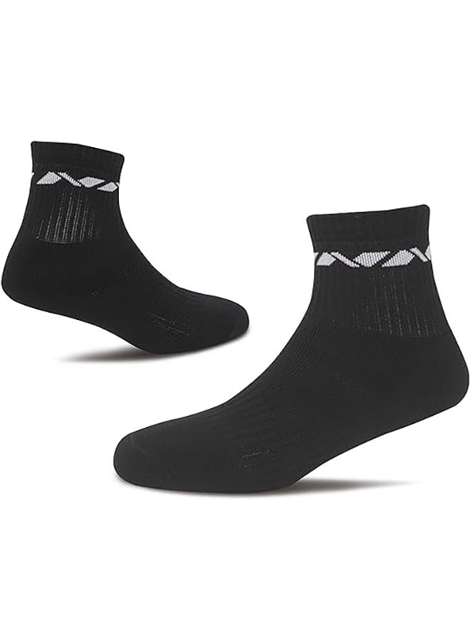 Nivia Grip High Ankle Sports Socks (Black) - Image 5