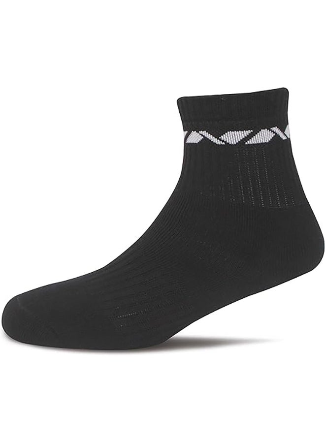 Nivia Grip High Ankle Sports Socks (Black) - Image 2