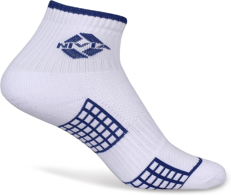Nivia Cube Sports Ankle Length Socks - White Cotton, Lightweight, Comfortable, Stylish, Casual | Comfortable Sports Socks for Training, Running, Fitness and Everyday Wear - Image 2