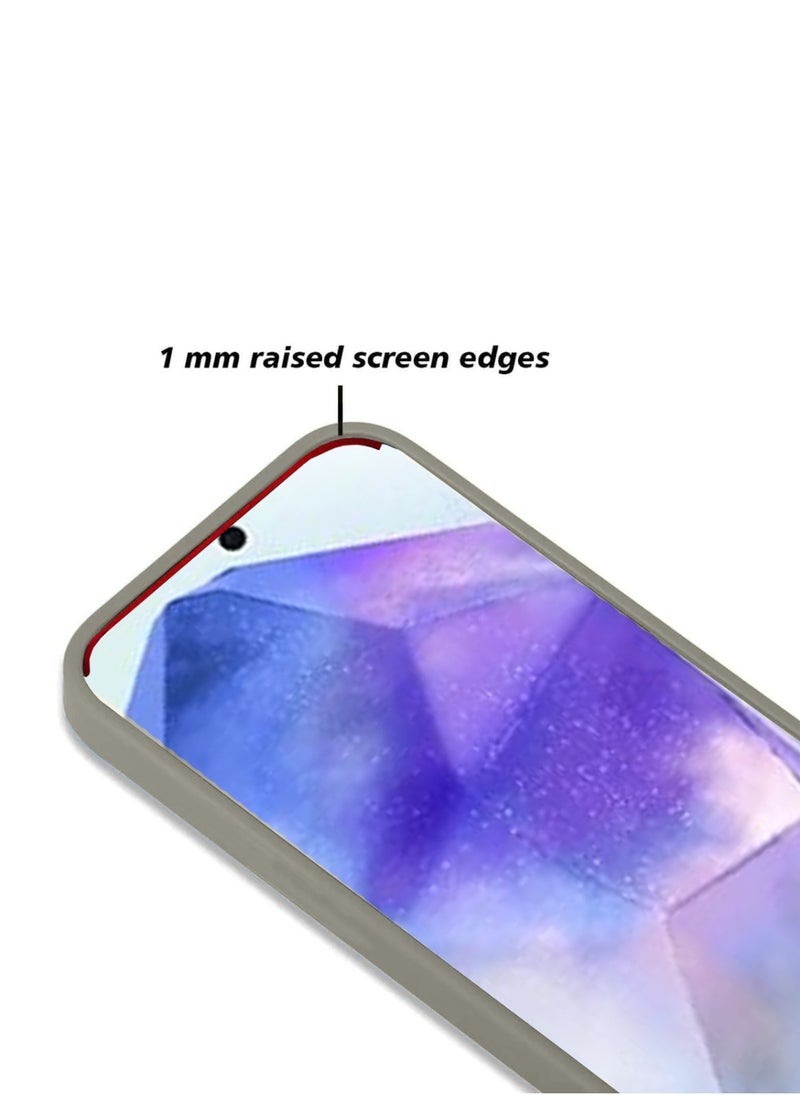 دبليو تيك حافظة لهاتف Xiaomi Redmi A3 4G 2024 باللون الأخضر الداكن، مصنوعة من السيليكون الشفاف الناعم والرفيع للغاية من مادة TPU السيليكون الأنيقة المطلية بحواف الكاميرا  - Image 5