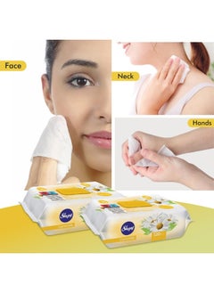 Sleepy Baby Fresh Wipes Camomile Scent, 120 Sheets, Alcohol Free, Gentle On The Skin For A Refreshing And Clean Body  - Image 3